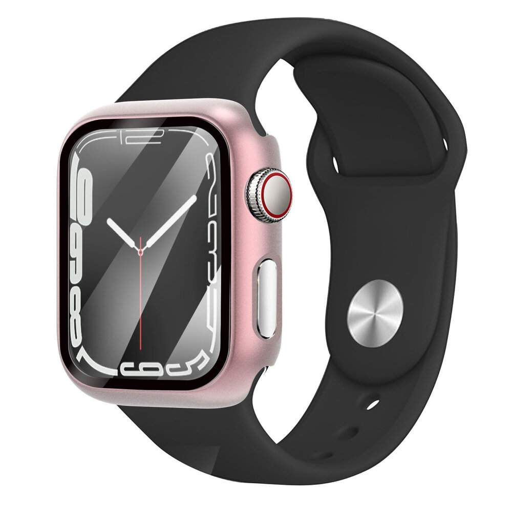 Strap-it Strap-it Funda rígida con vidrio Apple Watch (rosa) Strap-it Strap-it Funda rígida con vidrio Apple Watch (rosa)
