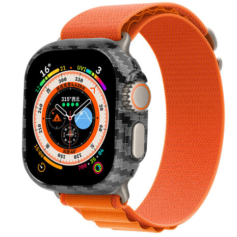 Strap-it Strap-it Funda rígida Apple Watch Ultra 49mm (fibra de carbón) Strap-it Strap-it Funda rígida Apple Watch Ultra 49mm (fibra de carbón)