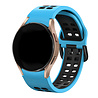 Strap-it Strap-it Correa casilla deportiva Samsung Galaxy Watch 4 Classic 42mm (azul claro/negro) Strap-it Strap-it Correa casilla deportiva Samsung Galaxy Watch 4 Classic 42mm (azul claro/negro)