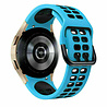 Strap-it Strap-it Correa casilla deportiva Samsung Galaxy Watch 4 Classic 42mm (azul claro/negro) Strap-it Strap-it Correa casilla deportiva Samsung Galaxy Watch 4 Classic 42mm (azul claro/negro)
