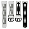Strap-it Strap-it Correa casilla deportiva Samsung Galaxy Watch 4 Classic 42mm (blanco/negro) Strap-it Strap-it Correa casilla deportiva Samsung Galaxy Watch 4 Classic 42mm (blanco/negro)