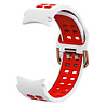 Strap-it Strap-it Correa casilla deportiva Samsung Galaxy Watch 4 Classic 46mm (blanco/roja) Strap-it Strap-it Correa casilla deportiva Samsung Galaxy Watch 4 Classic 46mm (blanco/roja)