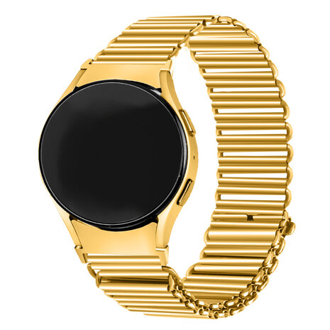 Strap-it Strap-it Correa acero cadena Samsung Galaxy Watch 4 44mm (dorado) Strap-it Strap-it Correa acero cadena Samsung Galaxy Watch 4 44mm (dorado)