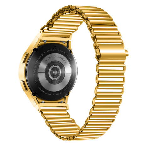 Strap-it Strap-it Correa acero cadena Samsung Galaxy Watch 4 44mm (dorado) Strap-it Strap-it Correa acero cadena Samsung Galaxy Watch 4 44mm (dorado)