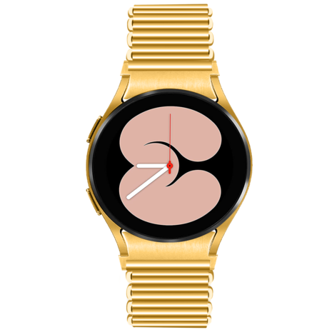 Strap-it Strap-it Correa acero cadena Samsung Galaxy Watch 4 44mm (dorado) Strap-it Strap-it Correa acero cadena Samsung Galaxy Watch 4 44mm (dorado)