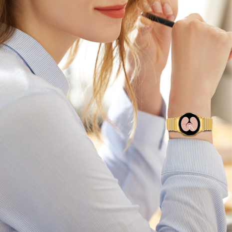 Strap-it Strap-it Correa acero cadena Samsung Galaxy Watch 4 44mm (dorado) Strap-it Strap-it Correa acero cadena Samsung Galaxy Watch 4 44mm (dorado)