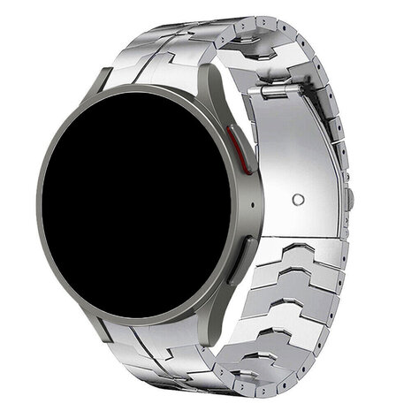 Strap-it Strap-it Correa acero sólida Samsung Galaxy Watch 4 Classic 42mm (plata) Strap-it Strap-it Correa acero sólida Samsung Galaxy Watch 4 Classic 42mm (plata)
