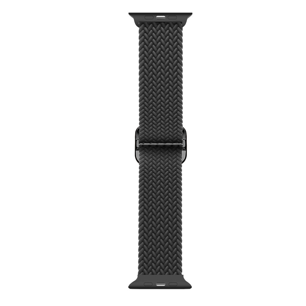 Strap-it Strap-it Correa nylon fruncido Apple Watch (negro) Strap-it Strap-it Correa nylon fruncido Apple Watch (negro)