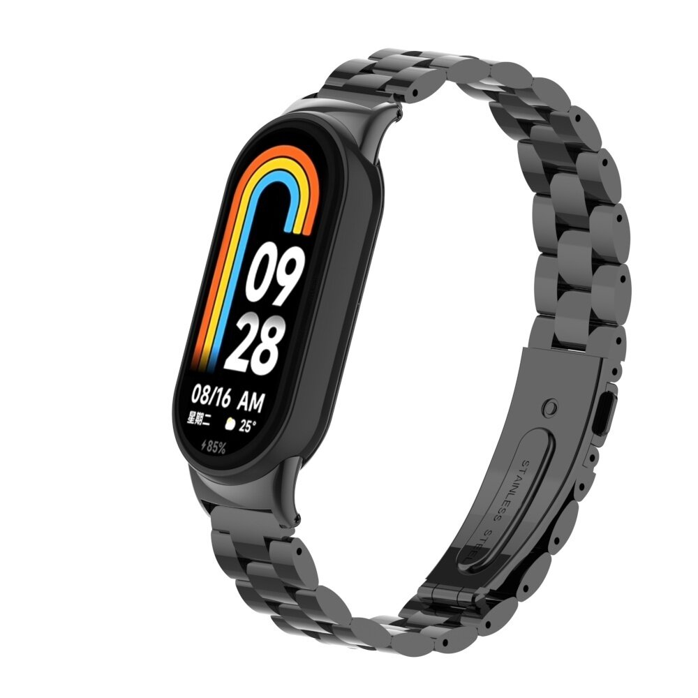 Strap-it Strap-it Correa acero Xiaomi Smart Band 8 (negro) Strap-it Strap-it Correa acero Xiaomi Smart Band 8 (negro)
