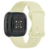 Strap-it Strap-it Correa silicona clásica Fitbit Sense (amarillo pálido) Strap-it Strap-it Correa silicona clásica Fitbit Sense (amarillo pálido)