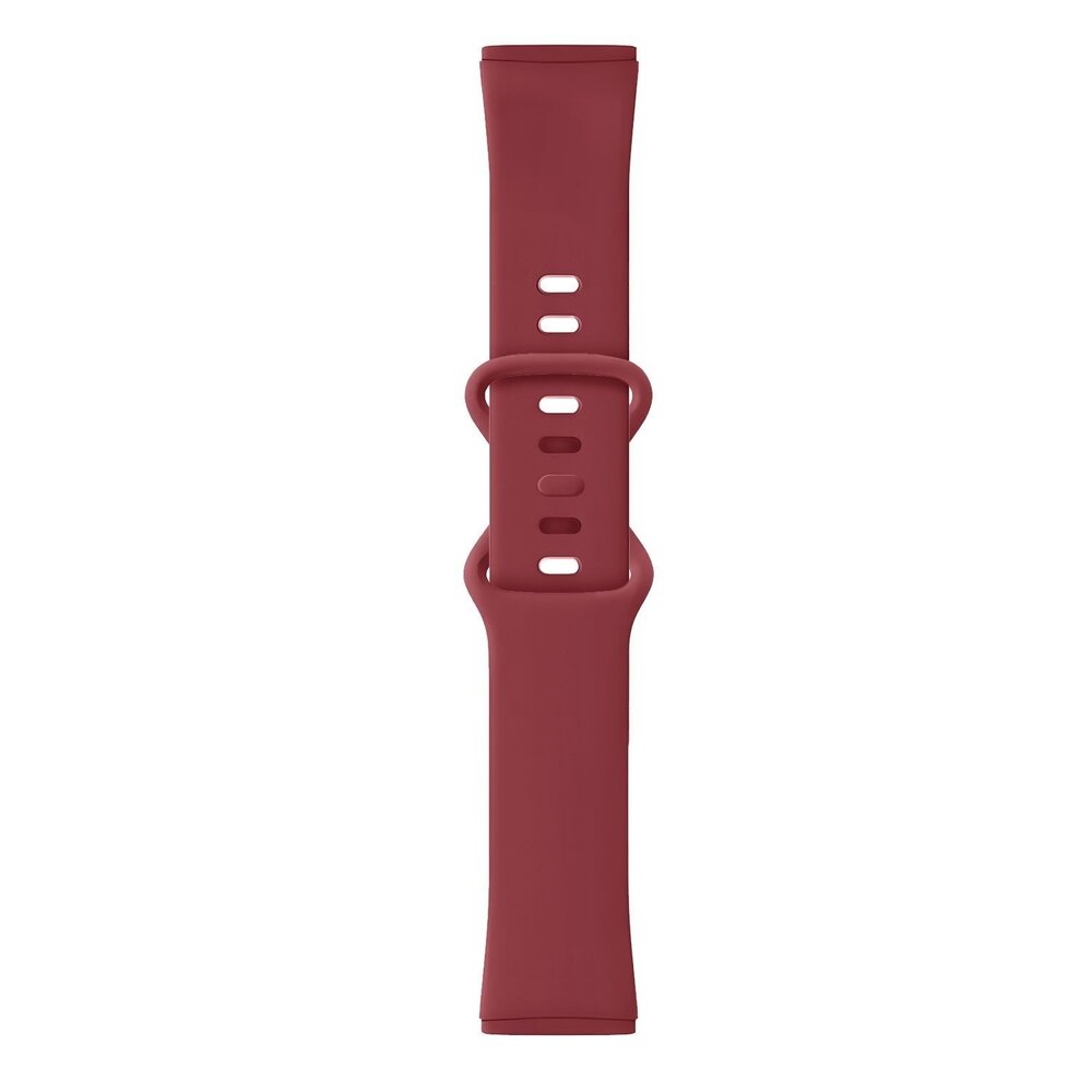 Strap-it Strap-it Correa silicona clásica Fitbit Sense (vino rojo)
