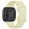 Strap-it Strap-it Correa silicona clásica Fitbit Sense 2 (amarillo pálido) Strap-it Strap-it Correa silicona clásica Fitbit Sense 2 (amarillo pálido)