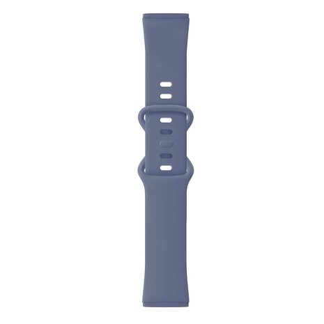 Strap-it Strap-it Correa silicona clásica Fitbit Versa 3 (gris azul)