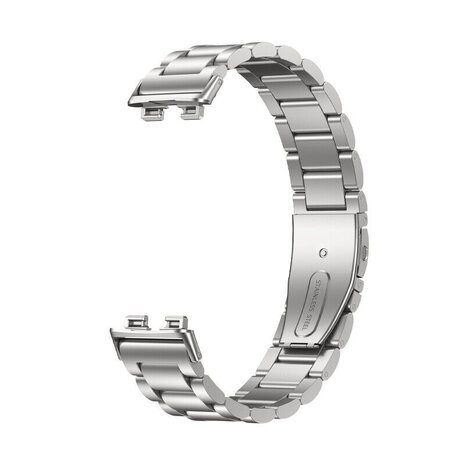 Strap-it Strap-it Correa acero Huawei Band 8 (plata) Strap-it Strap-it Correa acero Huawei Band 8 (plata)