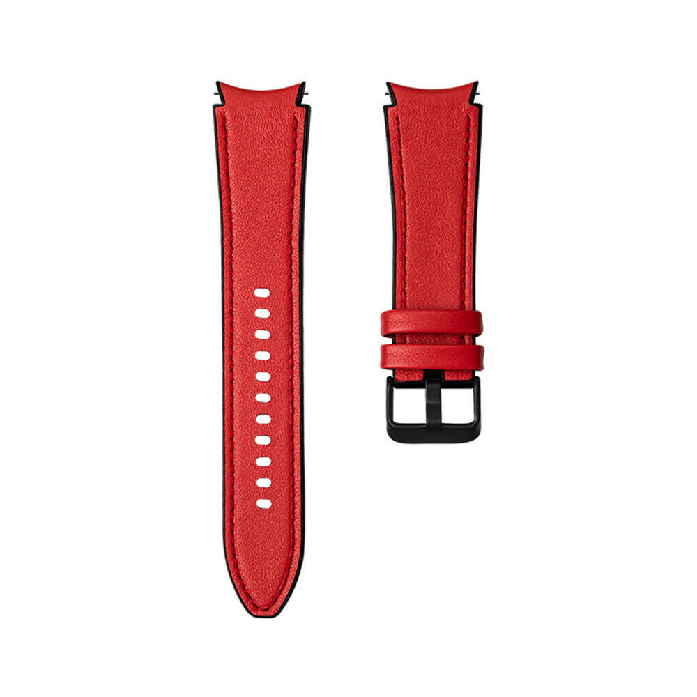 Strap-it Strap-it Corra cuero híbrida Samsung Galaxy Watch 6 - 40mm (rojo) Strap-it Strap-it Corra cuero híbrida Samsung Galaxy Watch 6 - 40mm (rojo)