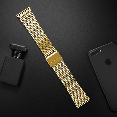 Strap-it Strap-it Correa acero elegante Samsung Galaxy Watch 6 - 40mm (dorado) Strap-it Strap-it Correa acero elegante Samsung Galaxy Watch 6 - 40mm (dorado)