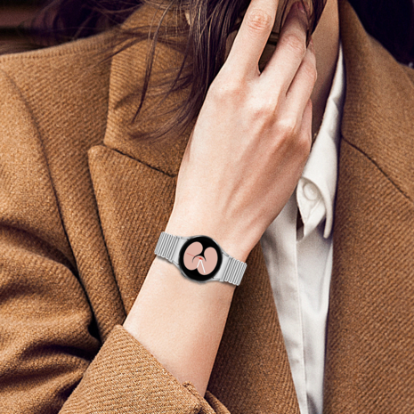 Strap-it Strap-it Correa acero Loop Samsung Galaxy Watch 6 - 40mm (plata) Strap-it Strap-it Correa acero Loop Samsung Galaxy Watch 6 - 40mm (plata)