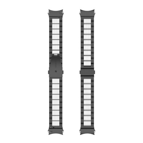 Strap-it Strap-it Correa acero Samsung Galaxy Watch 6 - 40mm (negro/plata) Strap-it Strap-it Correa acero Samsung Galaxy Watch 6 - 40mm (negro/plata)