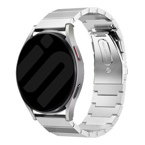 Strap-it Strap-it Correa acero de lujo Samsung Galaxy Watch 6 - 44mm (plata) Strap-it Strap-it Correa acero de lujo Samsung Galaxy Watch 6 - 44mm (plata)
