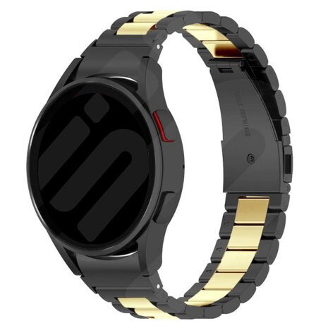 Correa acero Samsung Galaxy Watch 6 - 44mm (negro/dorado) 