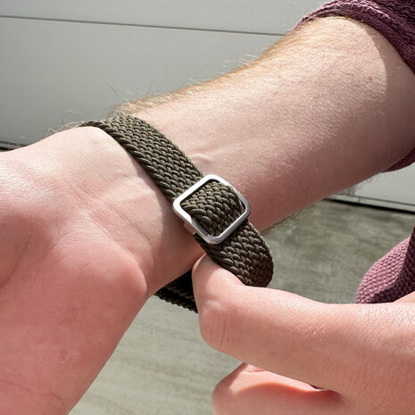 Strap-it Strap-it Correa nylon trenzado Samsung Galaxy Watch 6 - 44mm (verde) Strap-it Strap-it Correa nylon trenzado Samsung Galaxy Watch 6 - 44mm (verde)