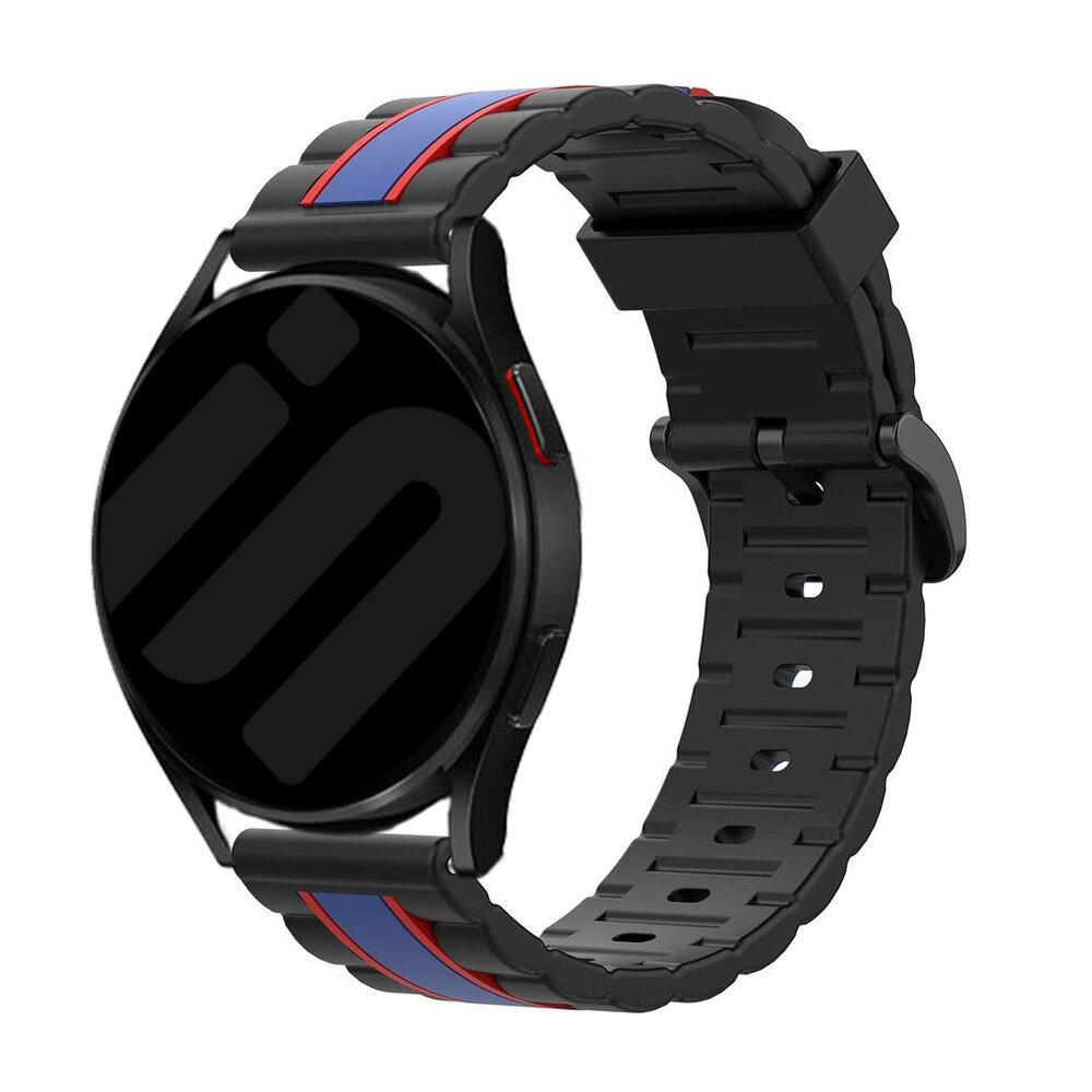 Strap-it Strap-it Correa edición especial Samsung Galaxy Watch 6 Classic 43mm (negro/azul) Strap-it Strap-it Correa edición especial Samsung Galaxy Watch 6 Classic 43mm (negro/azul)