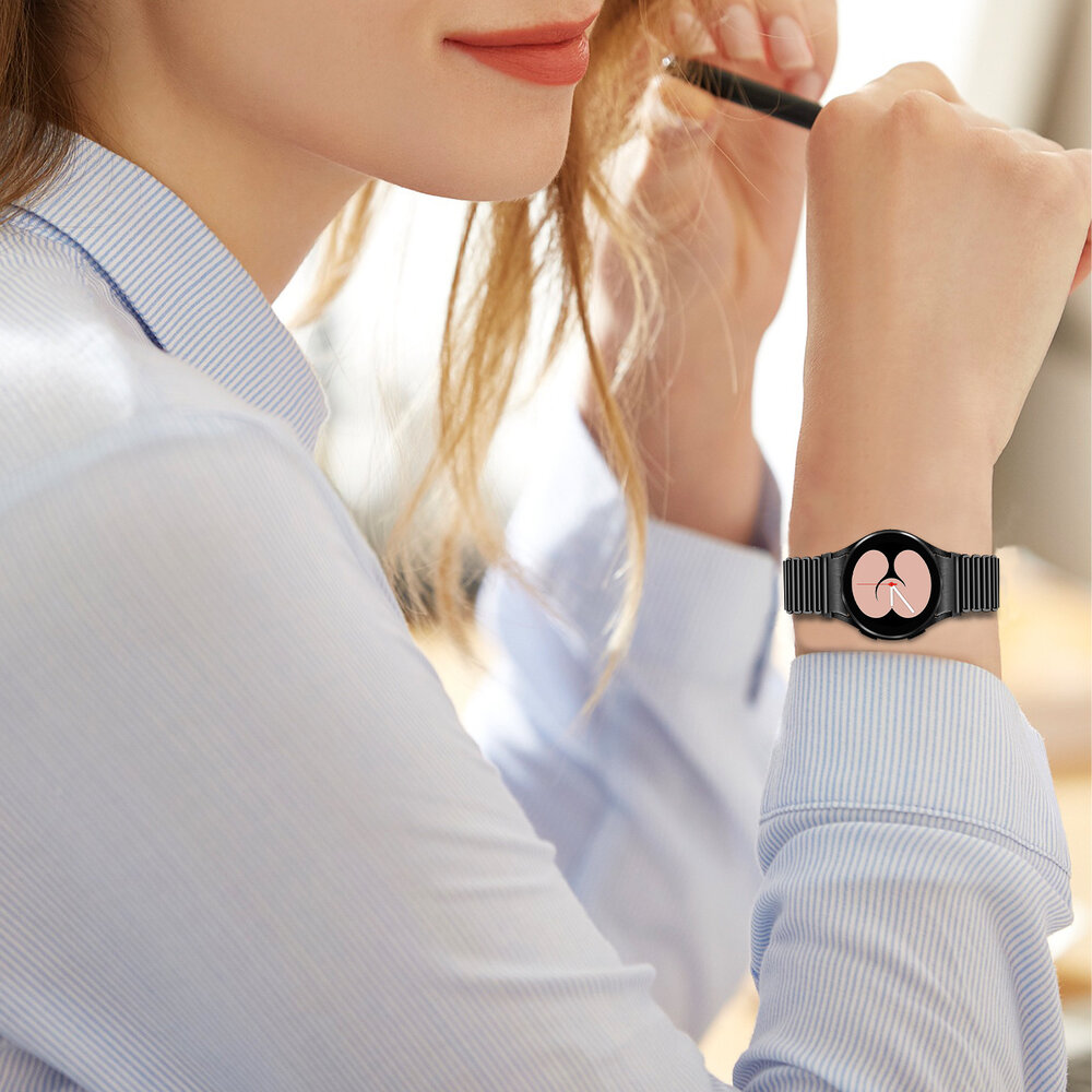 Strap-it Strap-it Correa acero Loop Samsung Galaxy Watch 6 Classic 43mm (negro) Strap-it Strap-it Correa acero Loop Samsung Galaxy Watch 6 Classic 43mm (negro)