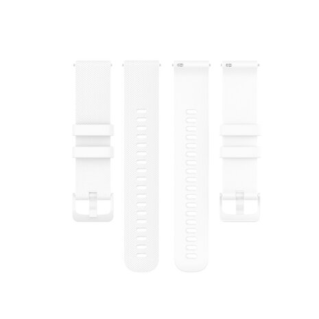 Strap-it Strap-it Correa silicona de lujo Samsung Galaxy Watch 6 Classic 47mm (blanco)