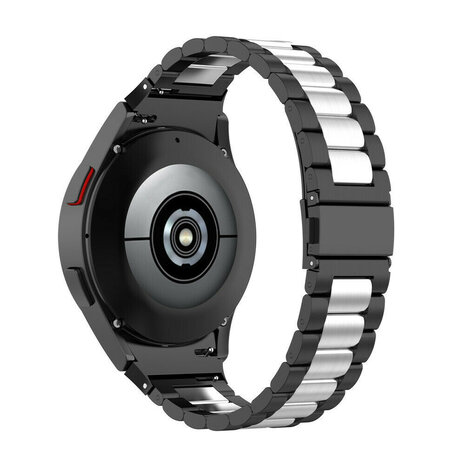 Strap-it Strap-it Correa acero Samsung Galaxy Watch 6 Classic 47mm (negro/plata) Strap-it Strap-it Correa acero Samsung Galaxy Watch 6 Classic 47mm (negro/plata)