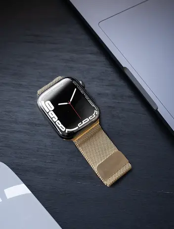 Strap-it Strap-It Correa milanesa Apple Watch Ultra (champán) Strap-it Strap-It Correa milanesa Apple Watch Ultra (champán)