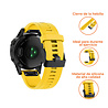 Strap-it Strap-it Correa silicona Garmin Fenix 5/6 (amarillo) Strap-it Strap-it Correa silicona Garmin Fenix 5/6 (amarillo)