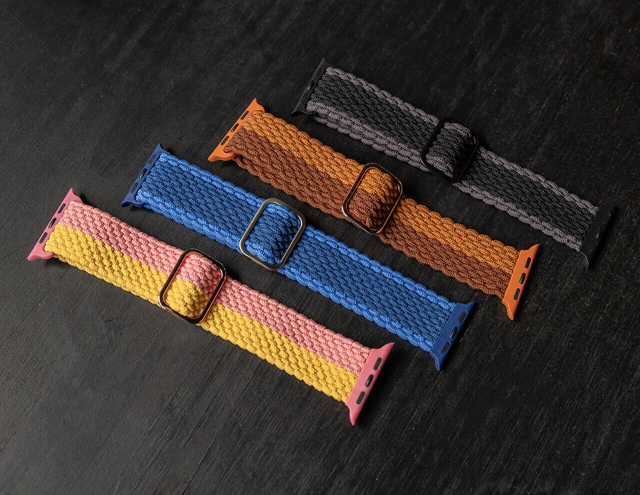 Strap-it Strap-it Correa ajustable nylon tejido Apple Watch (mezcla marrón) Strap-it Strap-it Correa ajustable nylon tejido Apple Watch (mezcla marrón)