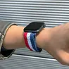 Strap-it Strap-it Correa ajustable nylon tejido Apple Watch (rojo/blanco/azul) Strap-it Strap-it Correa ajustable nylon tejido Apple Watch (rojo/blanco/azul)