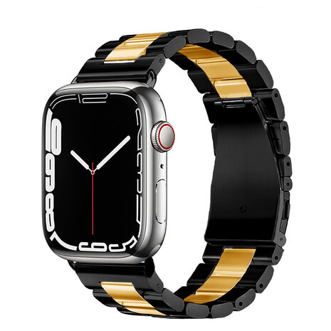 Strap-it Strap-It Correa acero Apple Watch Ultra (negro/dorado) Strap-it Strap-It Correa acero Apple Watch Ultra (negro/dorado)