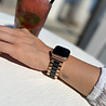Strap-it Strap-it Correa acero Apple Watch (oro rosa/negro) Strap-it Strap-it Correa acero Apple Watch (oro rosa/negro)