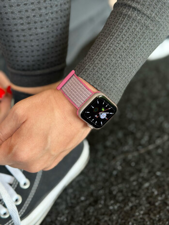 Correa nylon Xiaomi Amazfit GTS (rosa neón) 