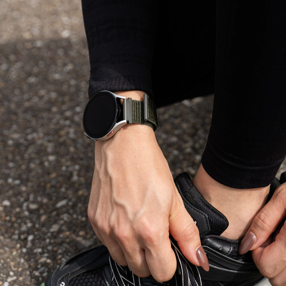 Strap-it Strap-it Correa nylon Samsung Galaxy Watch 5 - 40mm (verde oscuro) Strap-it Strap-it Correa nylon Samsung Galaxy Watch 5 - 40mm (verde oscuro)