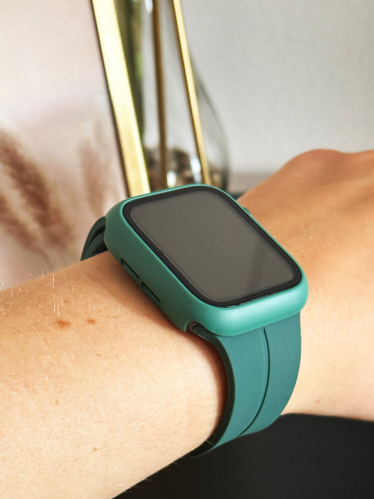 Strap-it Strap-it Funda rígida con vidrio Apple Watch (viridien) Strap-it Strap-it Funda rígida con vidrio Apple Watch (viridien)