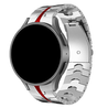 Strap-it Strap-it Correa acero sólida Samsung Galaxy Watch 4 Classic 46mm (plata/roja) Strap-it Strap-it Correa acero sólida Samsung Galaxy Watch 4 Classic 46mm (plata/roja)