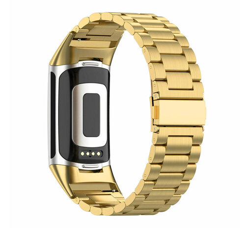 Strap-it Strap-it Correa acero Fitbit Charge 6 (oro) Strap-it Strap-it Correa acero Fitbit Charge 6 (oro)