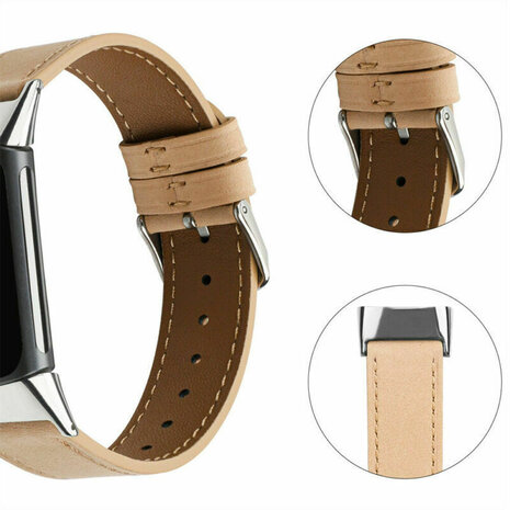 Strap-it Strap-it Correa cuero Fitbit Charge 6 (ante) Strap-it Strap-it Correa cuero Fitbit Charge 6 (ante)