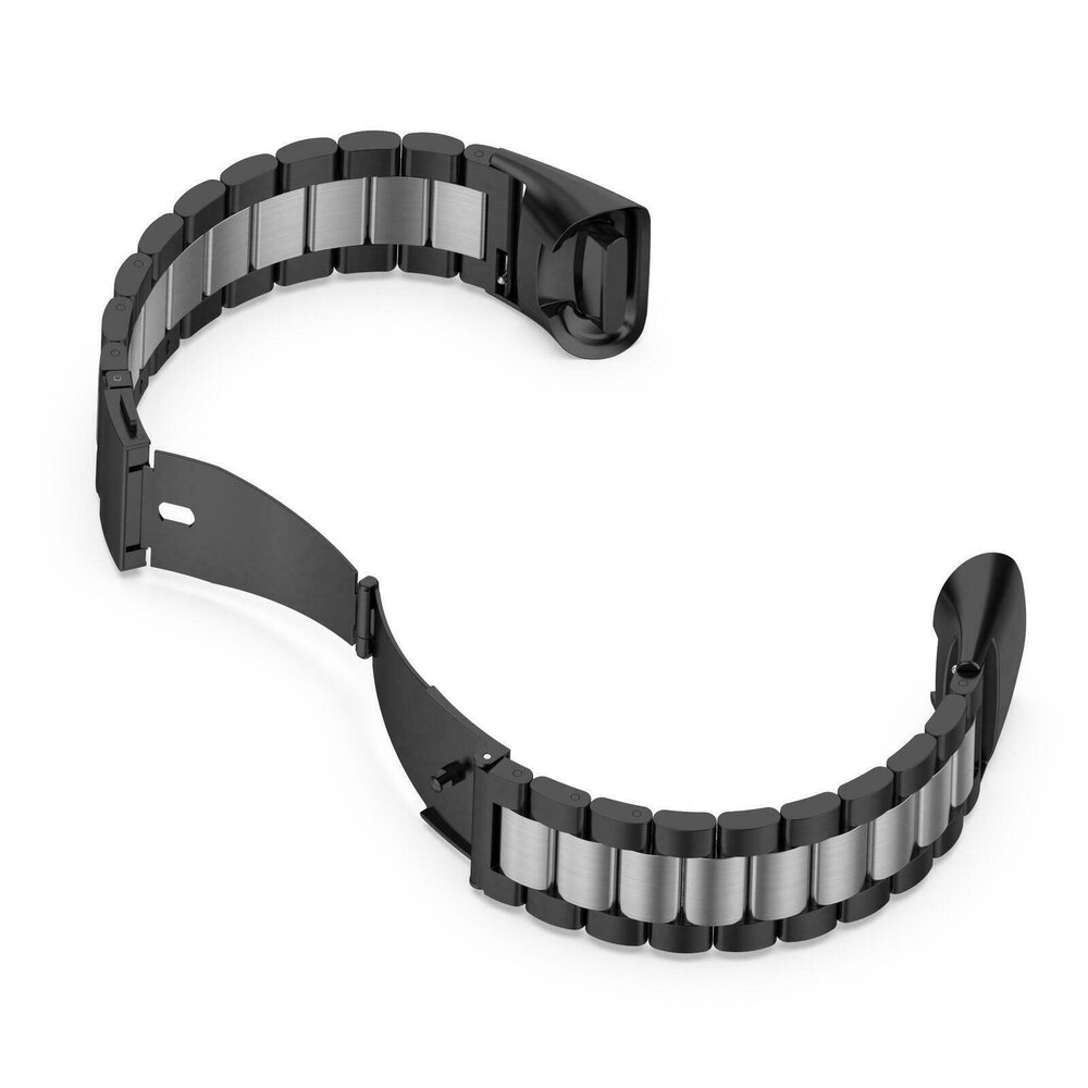 Strap-it Strap-it Correa acero Fitbit Charge 6 (negro/plateada) Strap-it Strap-it Correa acero Fitbit Charge 6 (negro/plateada)