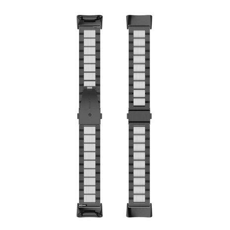 Strap-it Strap-it Correa acero Fitbit Charge 6 (negro/plateada) Strap-it Strap-it Correa acero Fitbit Charge 6 (negro/plateada)