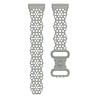 Strap-it Strap-it Correa silicona con patrón Fitbit Versa 4 (gris) Strap-it Strap-it Correa silicona con patrón Fitbit Versa 4 (gris)