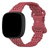 Strap-it Strap-it Correa silicona con patrón Fitbit Versa 4 (rojo) Strap-it Strap-it Correa silicona con patrón Fitbit Versa 4 (rojo)