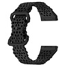 Strap-it Strap-it Correa silicona con patrón Fitbit Versa 4 (negro) Strap-it Strap-it Correa silicona con patrón Fitbit Versa 4 (negro)