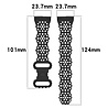 Strap-it Strap-it Correa silicona con patrón Fitbit Versa 4 (negro) Strap-it Strap-it Correa silicona con patrón Fitbit Versa 4 (negro)