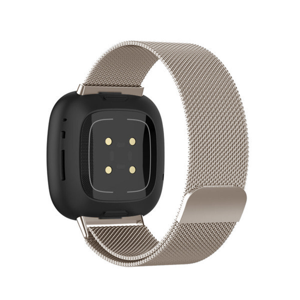 Strap-it Strap-it Correa milanesa Fitbit Versa 4 (blanco estrella) Strap-it Strap-it Correa milanesa Fitbit Versa 4 (blanco estrella)