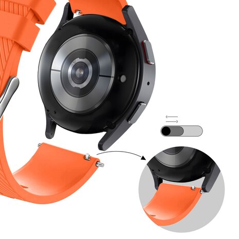 Correa silicona Amazfit GTR 3 (Pro) (naranja) 