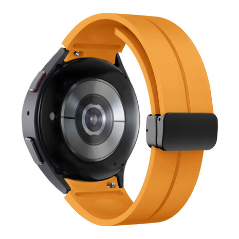 Bandz Bandz Correa silicona con D-Buckle Samsung Galaxy Watch 5 Pro (amarillo)